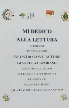 MI DEDICO ALLA LETTURA_ Incontro con Gianluca Caporaso